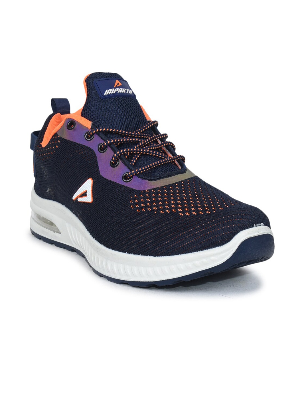 

IMPAKTO Men Navy Blue Running Non-Marking Shoes