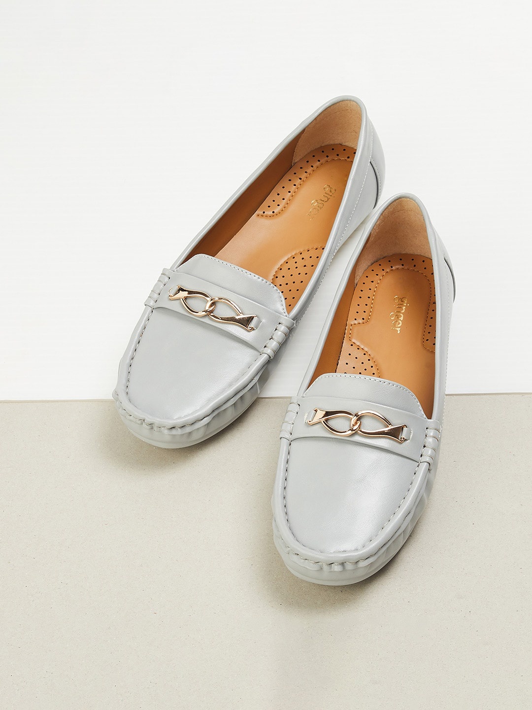 

Ginger by Lifestyle Women Grey Loafers