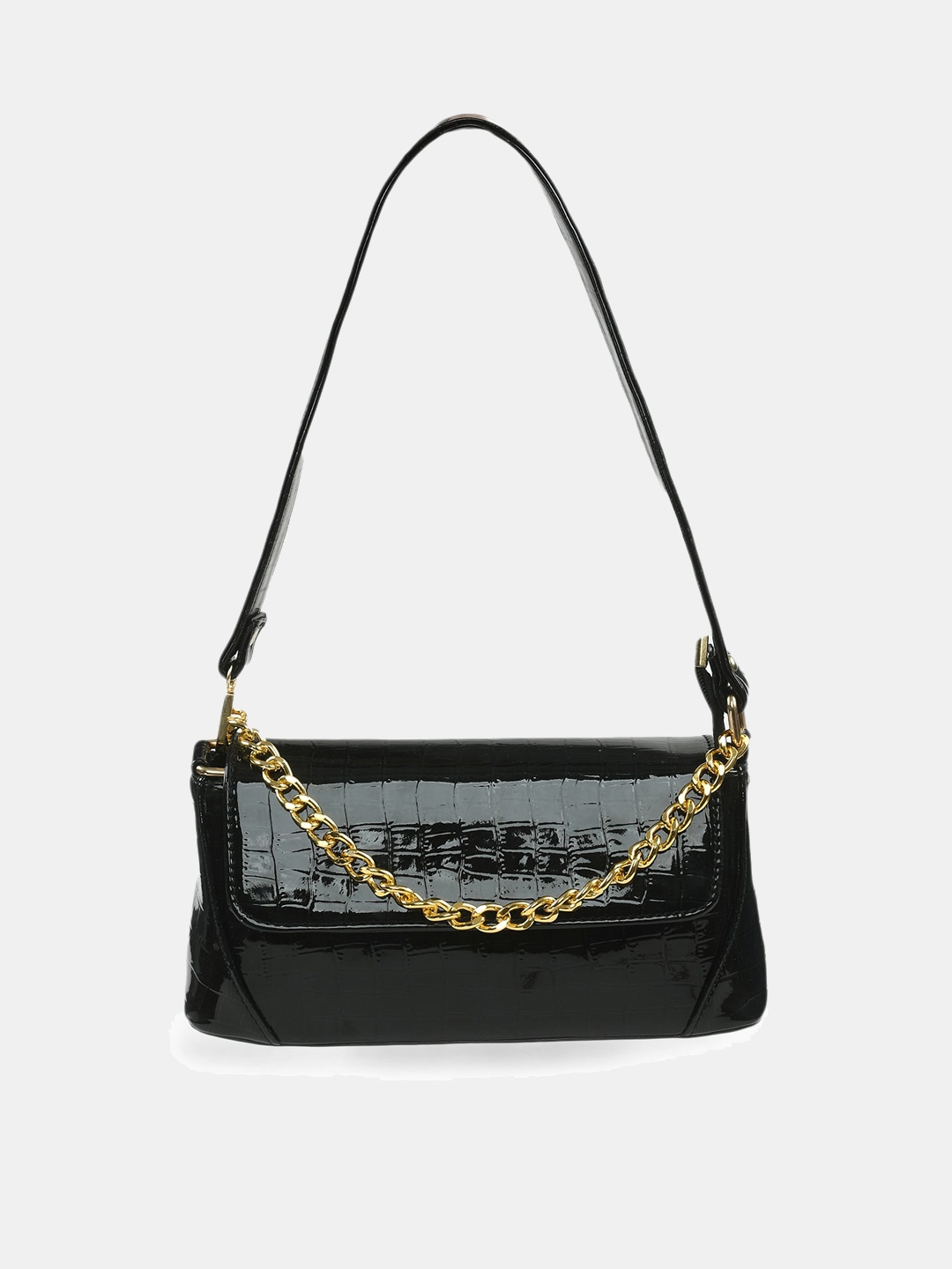 

Kastner Black Textured Structured Sling Bag