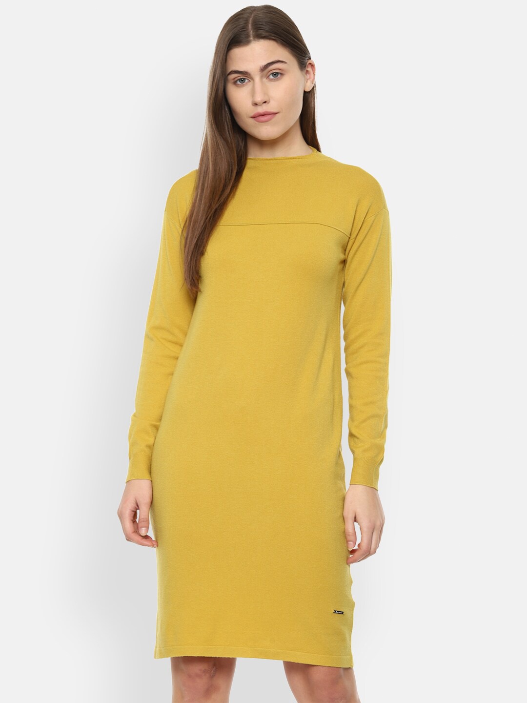 

Van Heusen Woman Yellow Sheath Dress