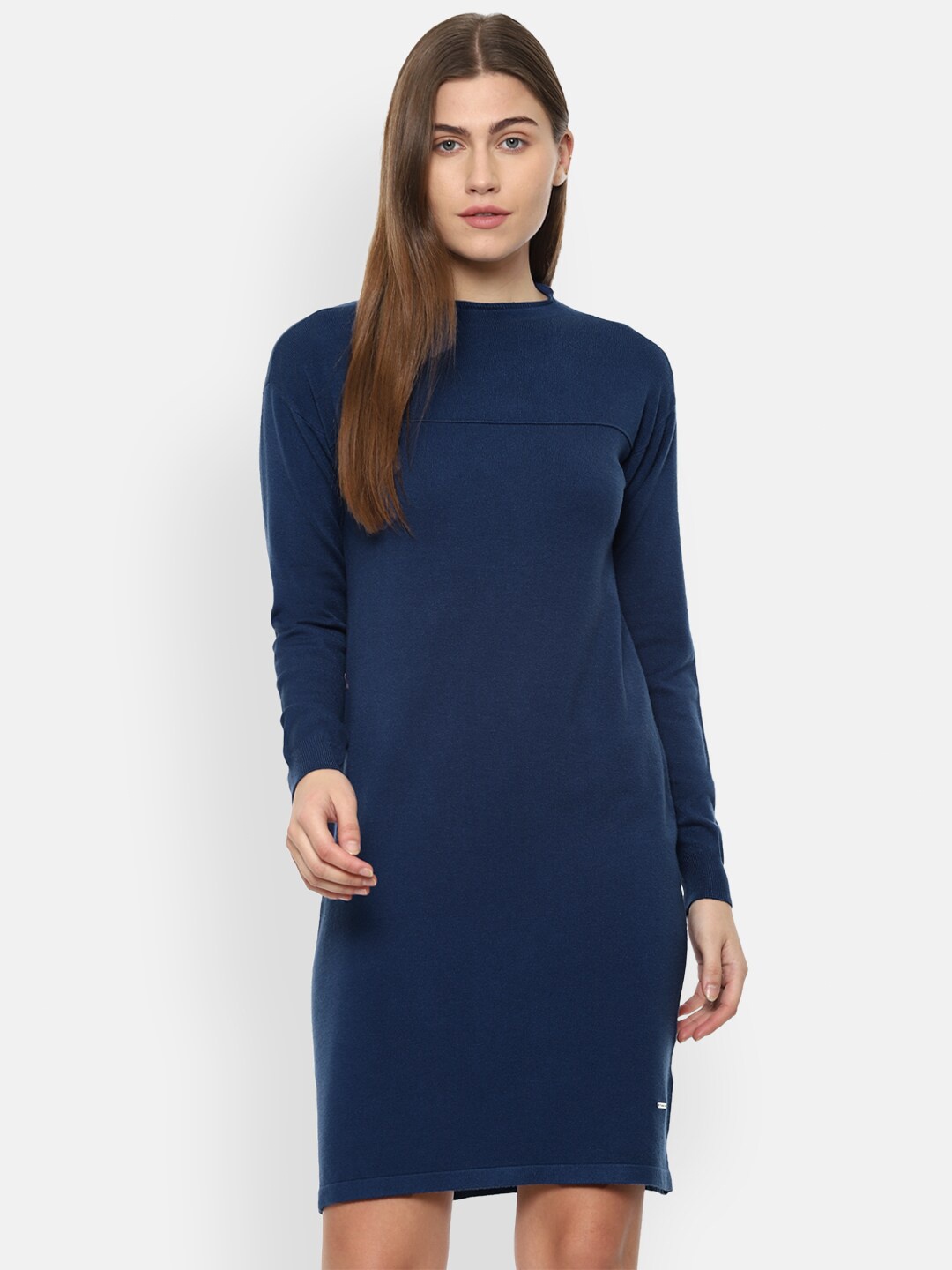 

Van Heusen Woman Navy Blue Sheath Dress