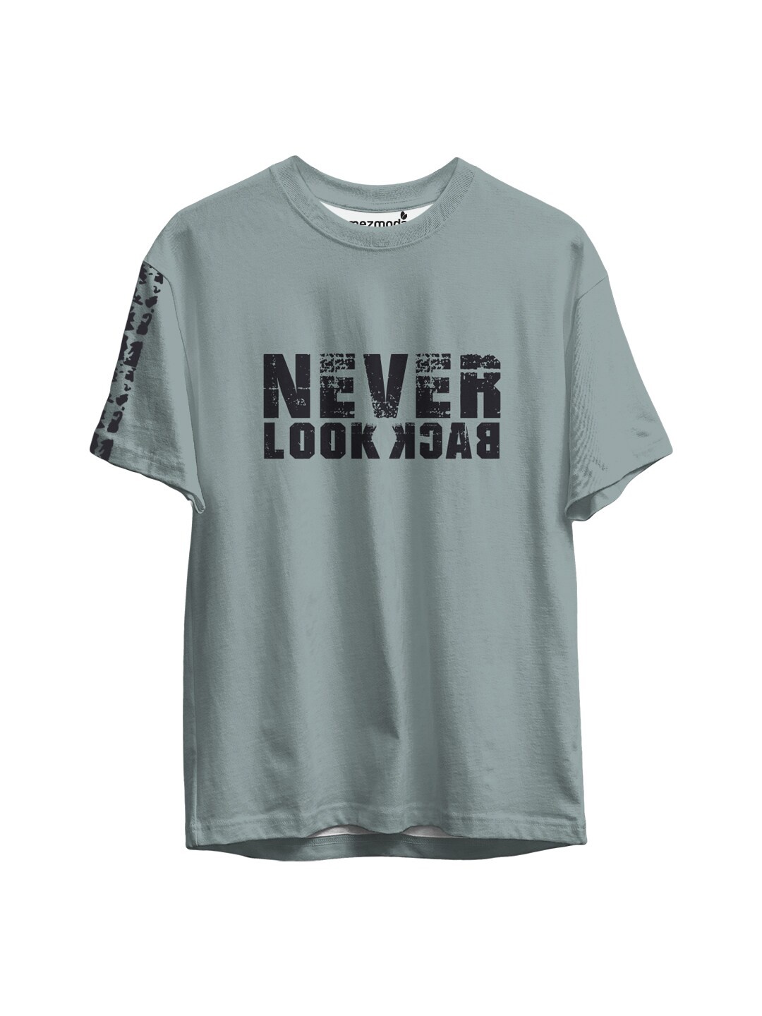 

mezmoda Boys Grey Typography T-shirt