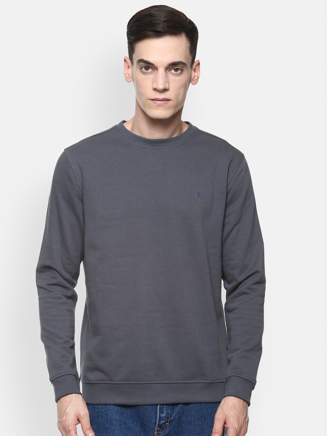 

Van Heusen Sport Men Grey Sweatshirt