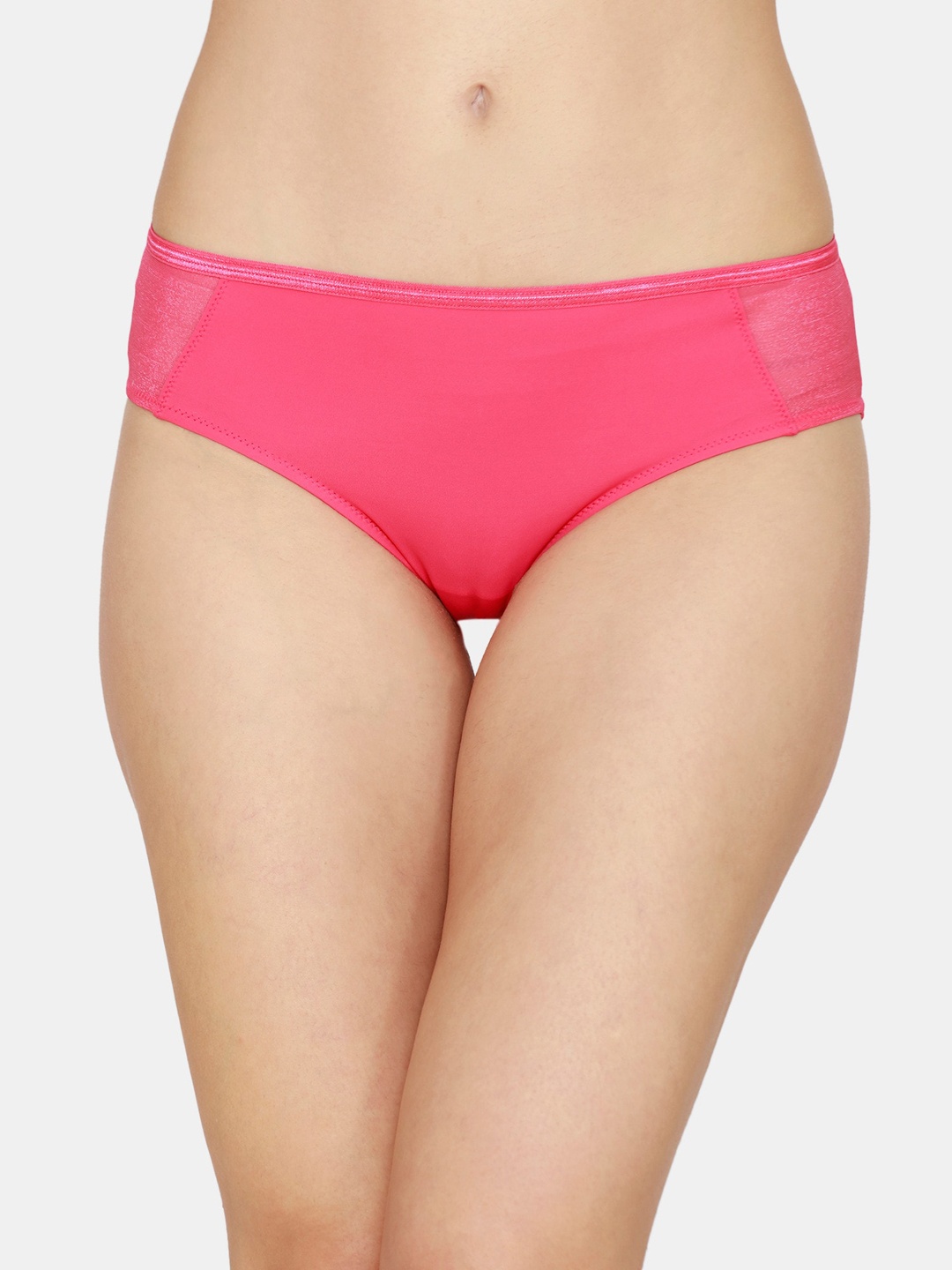

Zivame Women Pink Solid Hipster Briefs