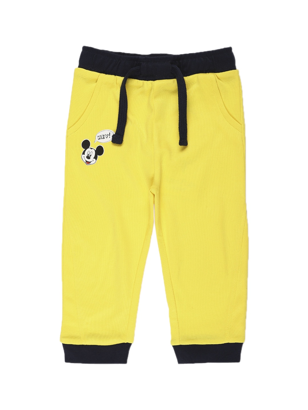 

Allen Solly Junior Boys Yellow Solid Pure Cotton Joggers