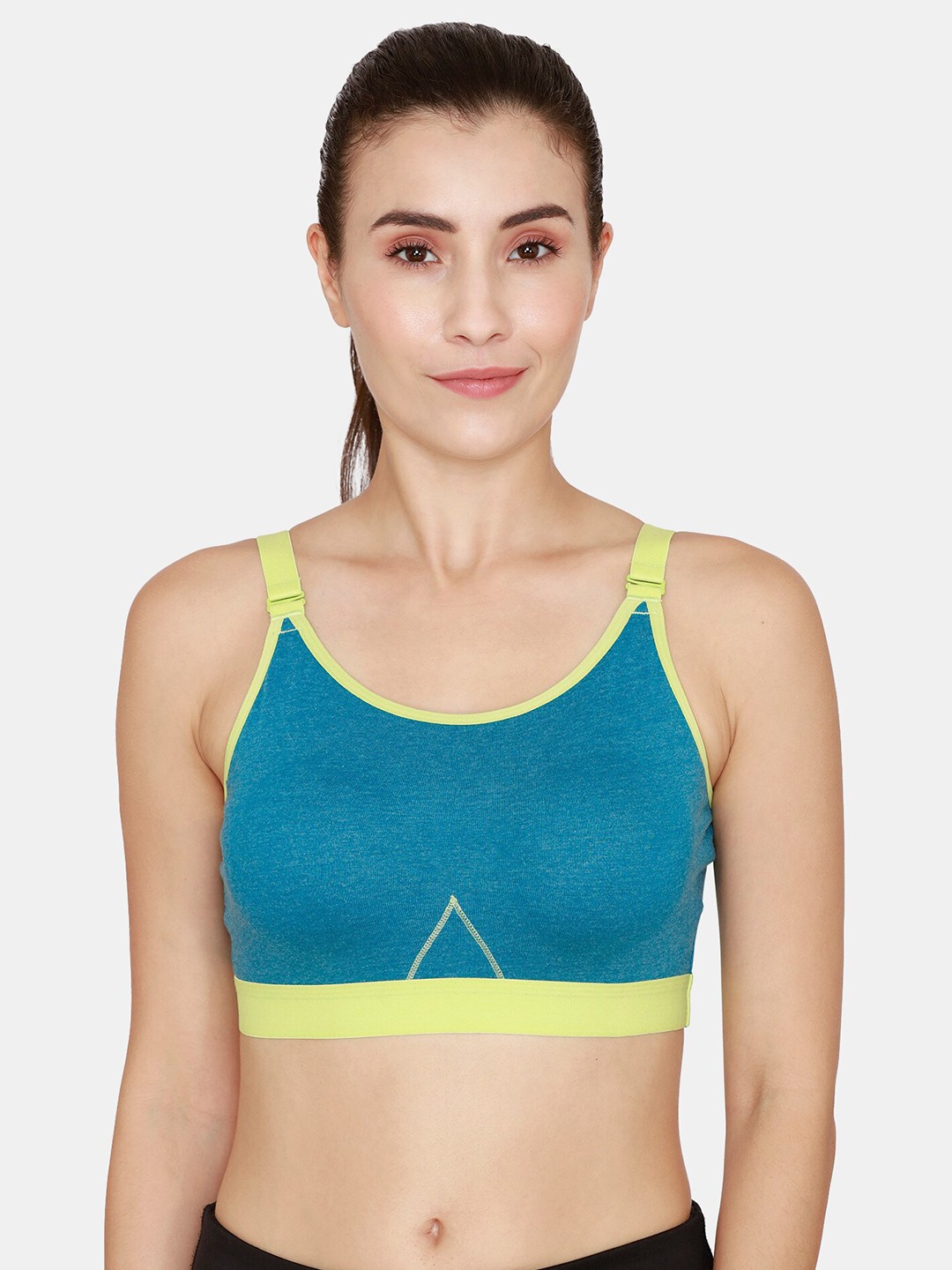 

Rosaline by Zivame Blue Sports Bra