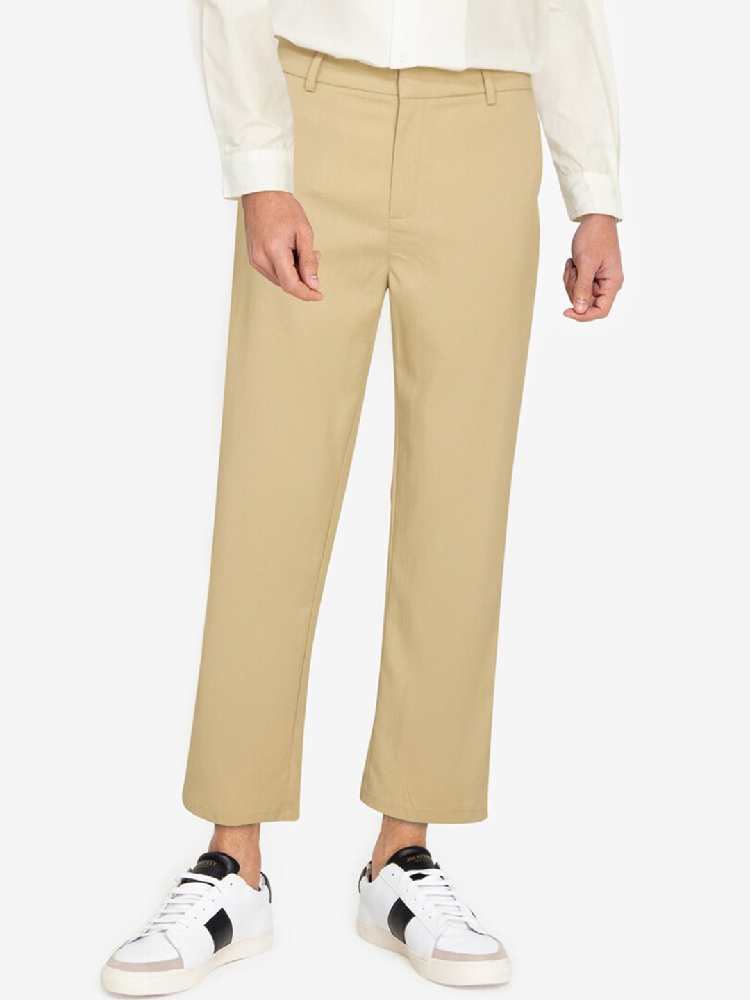 

ZALORA BASICS Men Brown Classic Easy Wash Trousers