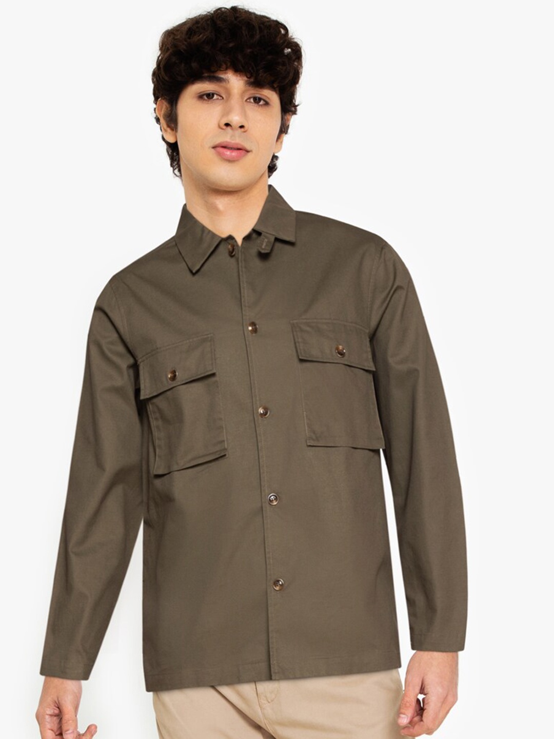 

ZALORA BASICS Men Green Lightweight Tailored Jacket