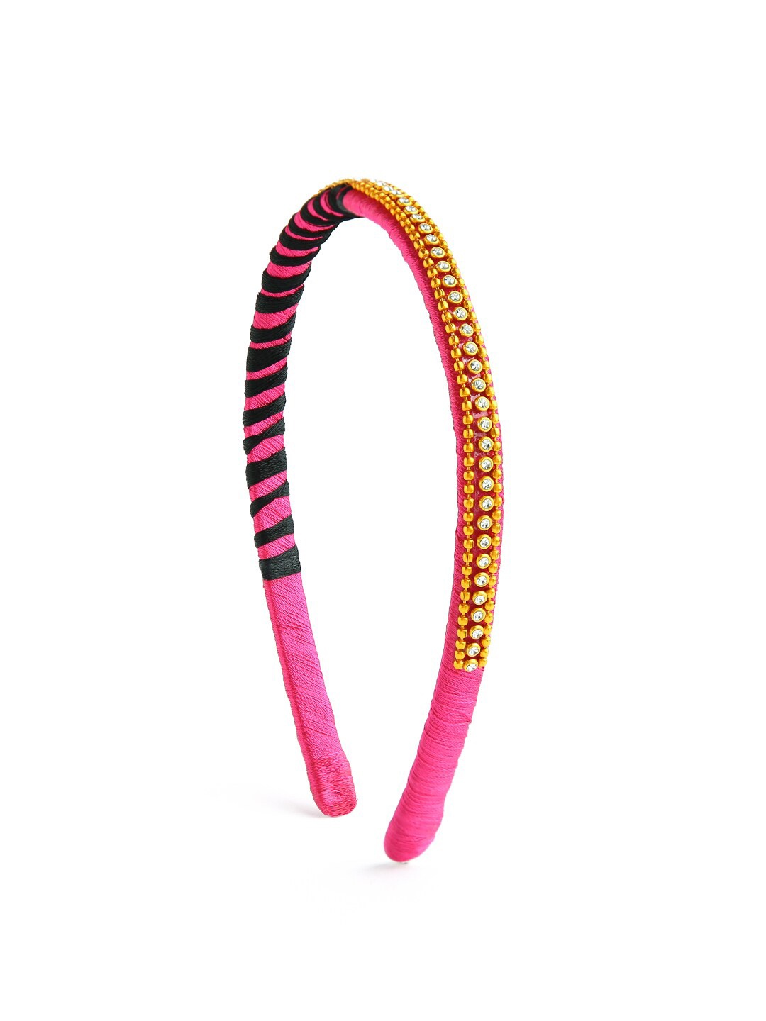 

AKSHARA Girls Pink Embellished Hairband