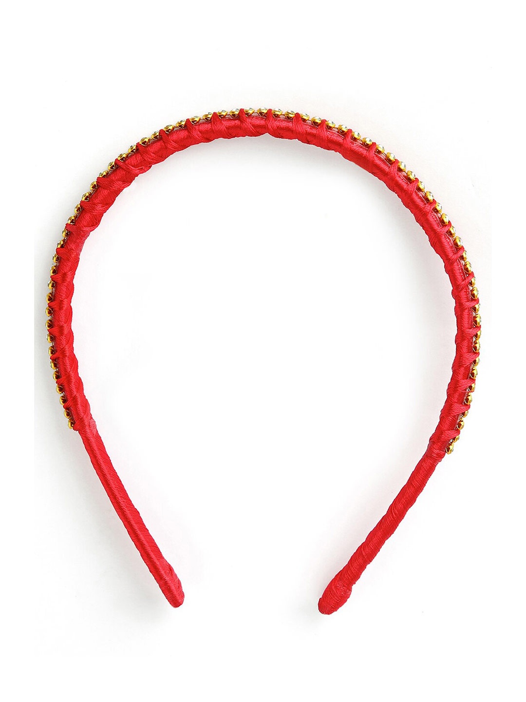 

AKSHARA Girls Red Embelished Hairband