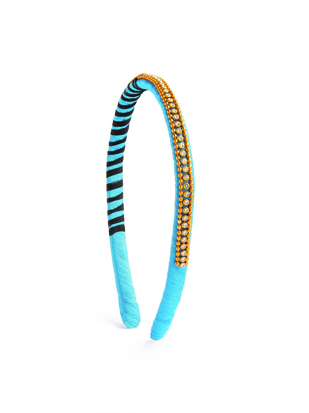 

AKSHARA Girls Blue Embelished Hairband