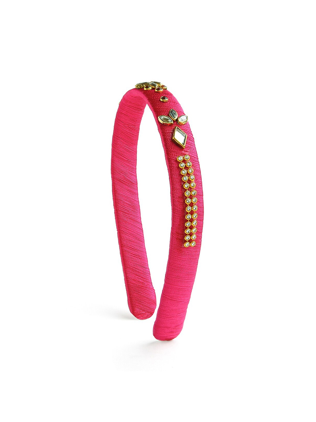 

AKSHARA Girls Pink Embellished Hairband