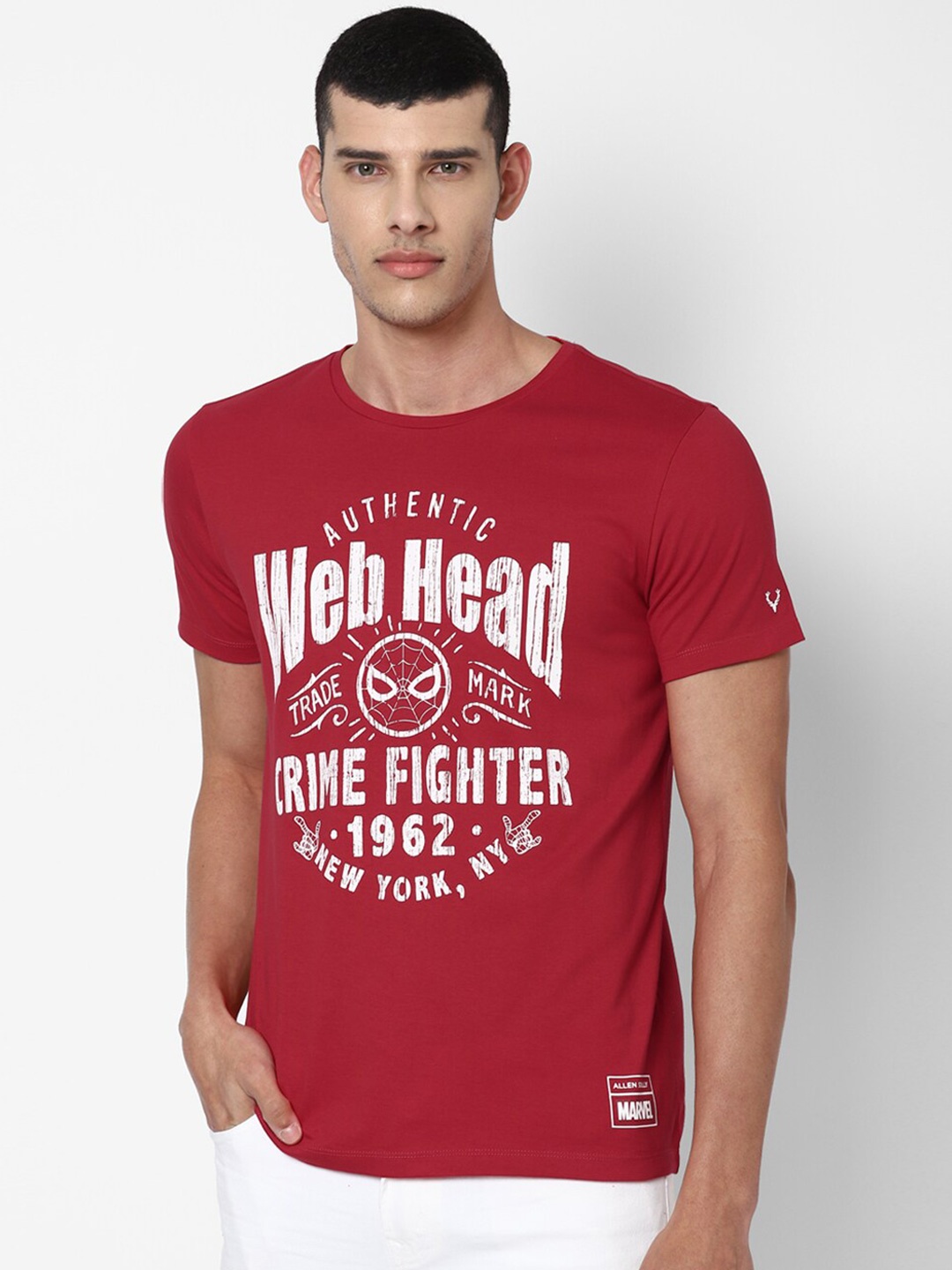 

Allen Solly Sport Men Red Typography Printed T-shirt