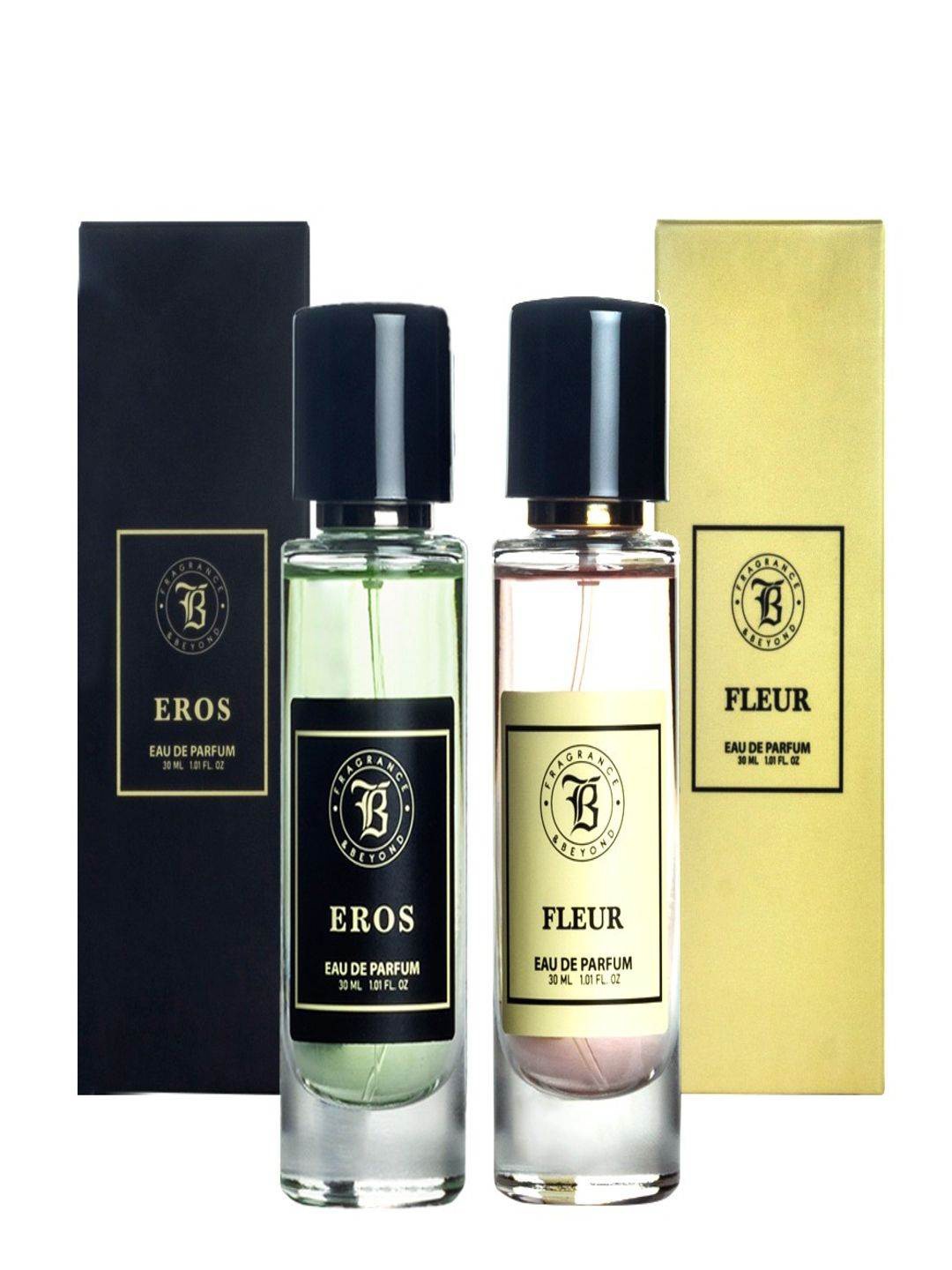 

Fragrance & Beyond Eros and Fleur Eau De Parfum - 30ml Each, Cream