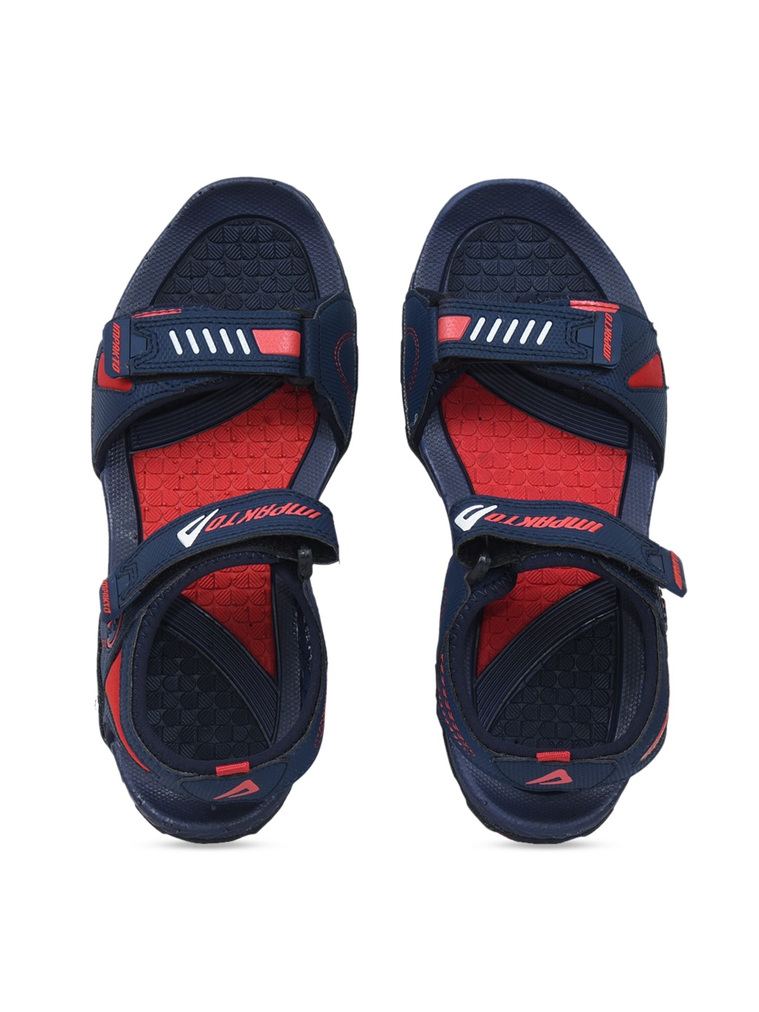 

IMPAKTO Men Blue & Red Sports Sandals