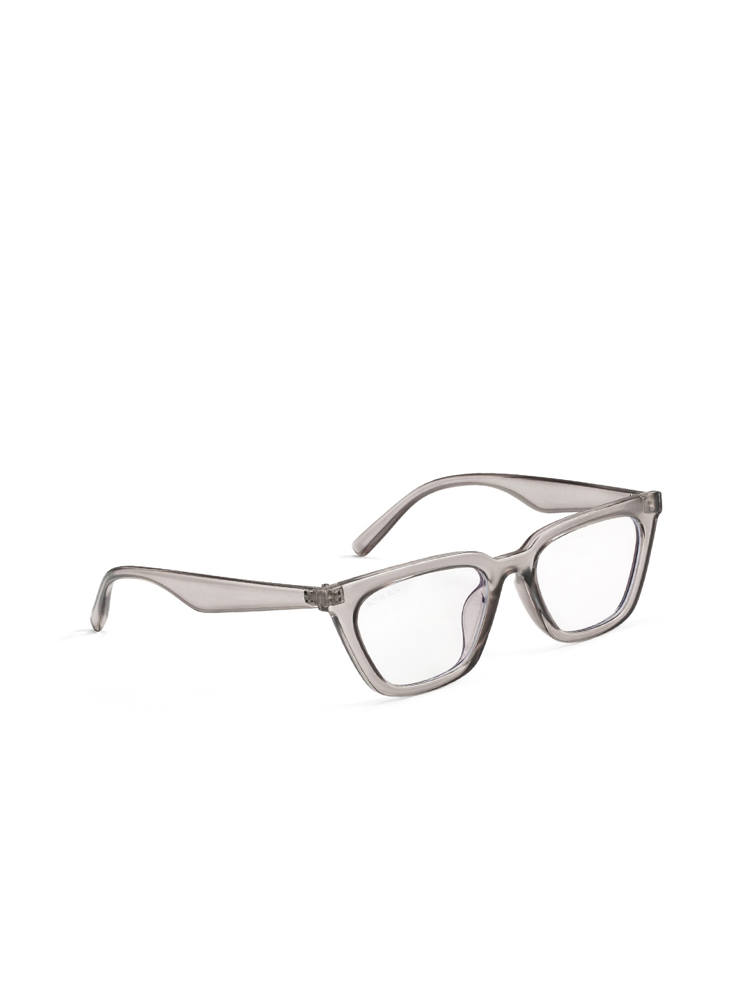 

ROYAL SON Adult Transparent & Black Full Rim Square Frames