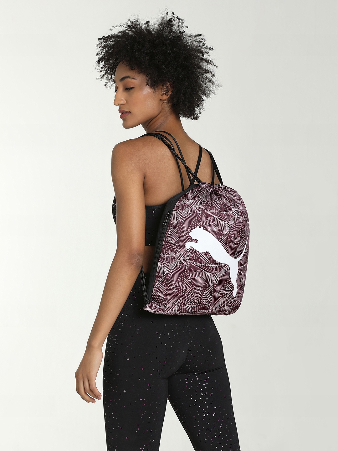 

Puma Unisex Purple Beta Gym Sack