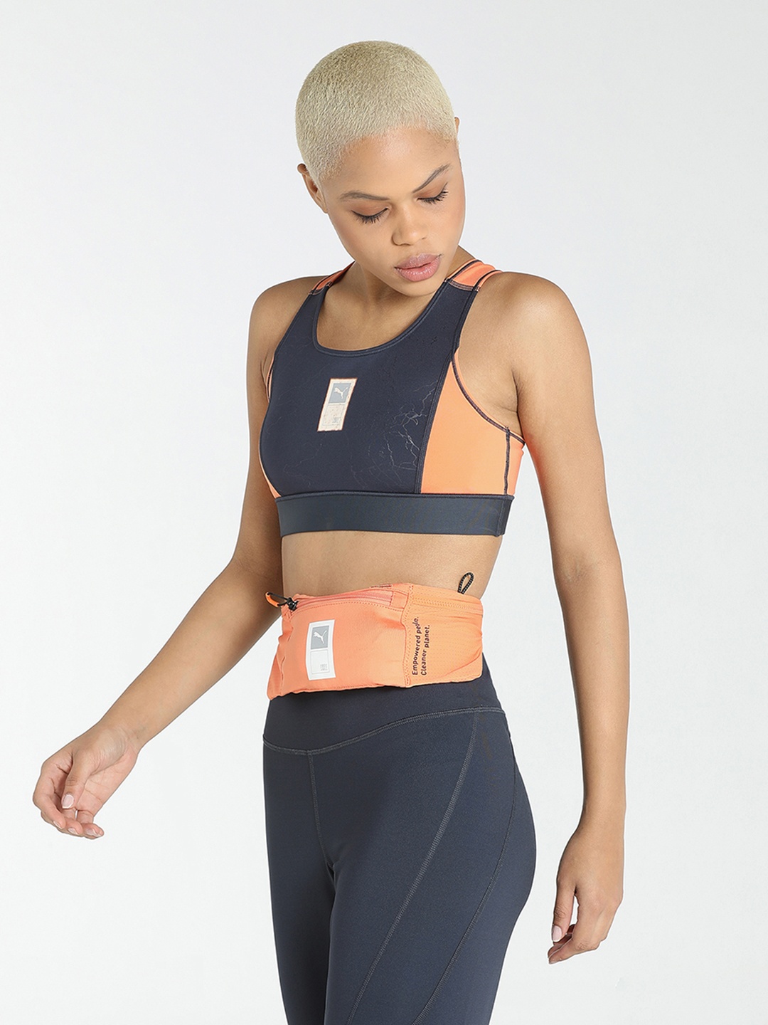 

Puma x First Mile Unisex Orange Solid Sustainable Running Belt