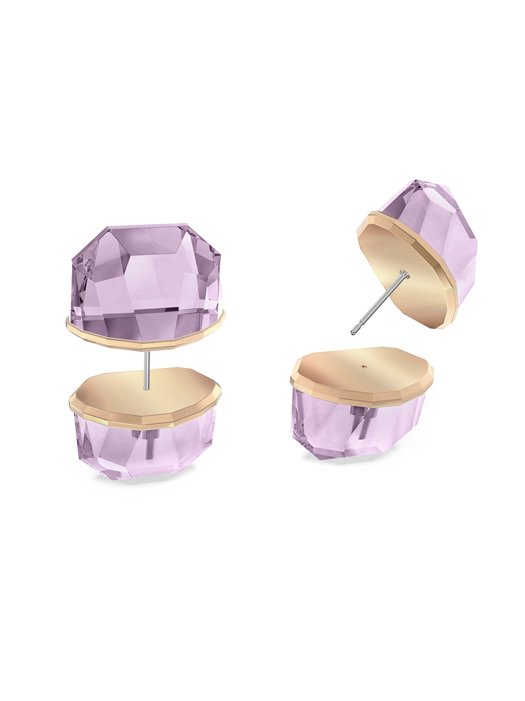 

SWAROVSKI Woman Pink Circular Studs Earrings