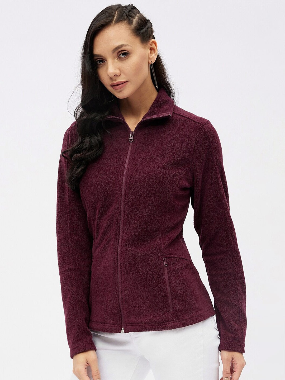 

Harpa Women Maroon Sweatshirt