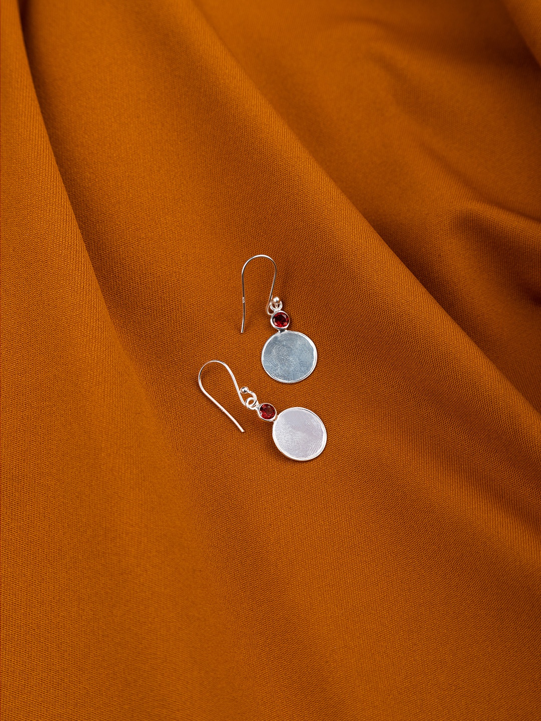 

ExclusiveLane Silver-Toned Spherical Drop Earrings