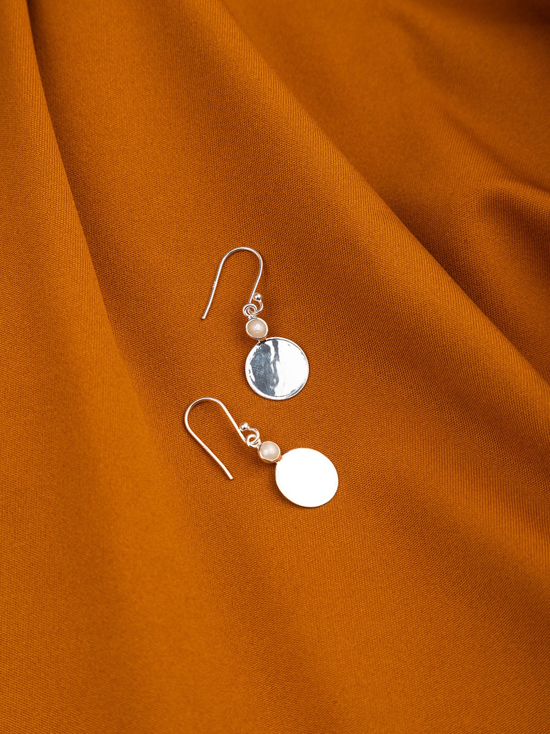 

ExclusiveLane Silver-Toned Contemporary Drop Earrings
