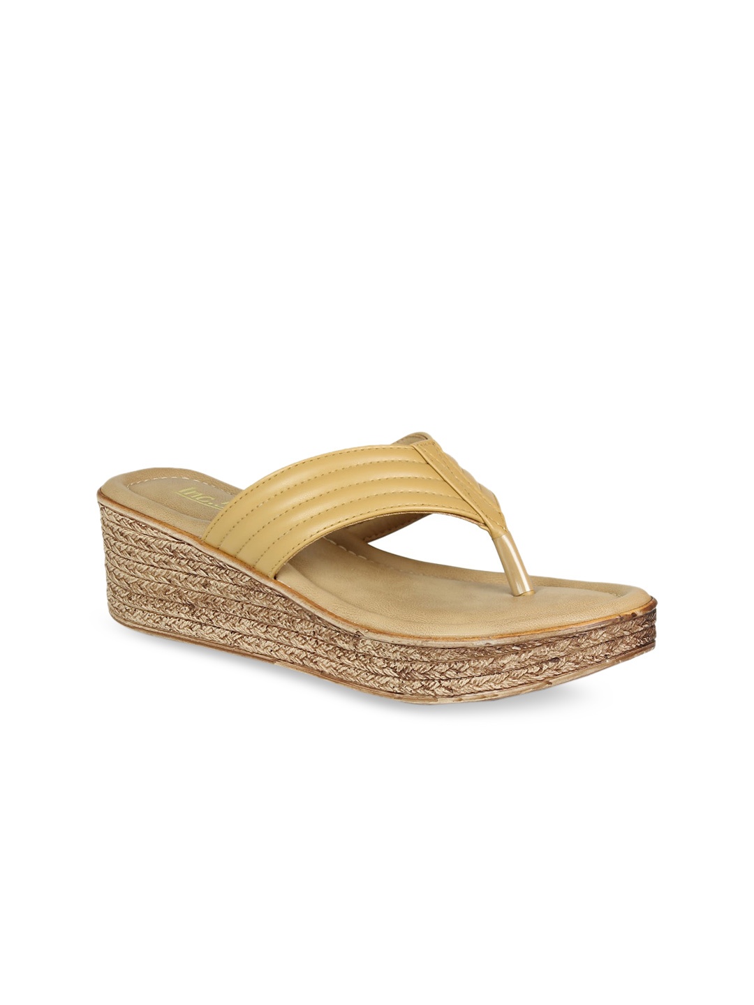 

Inc 5 Beige Wedge Heels