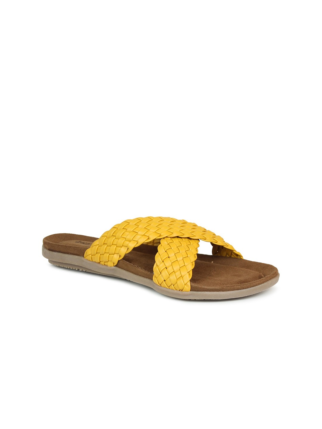 

Inc 5 Women Yellow Open Toe Flats