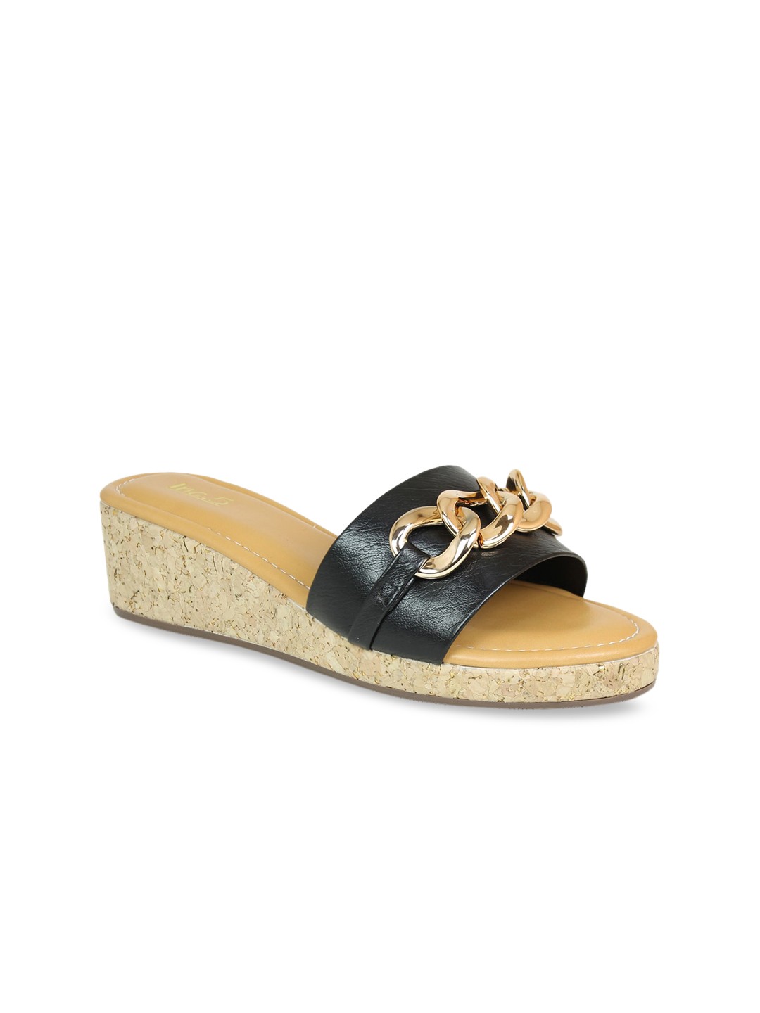 

Inc 5 Black Wedge Heels