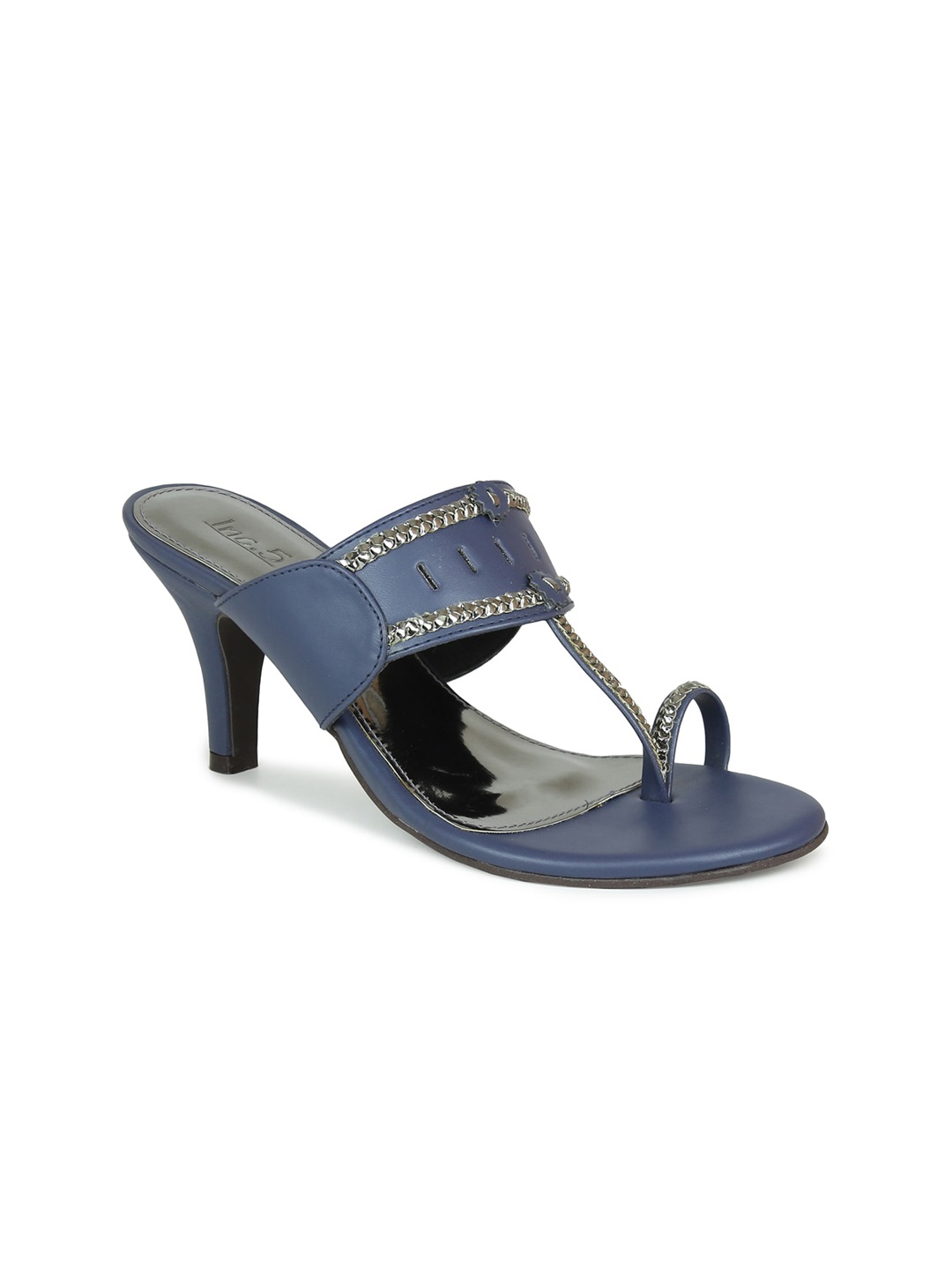 

Inc 5 Navy Blue Ethnic Heels