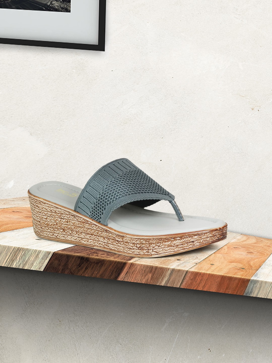 

Inc 5 Grey Wedge Heels