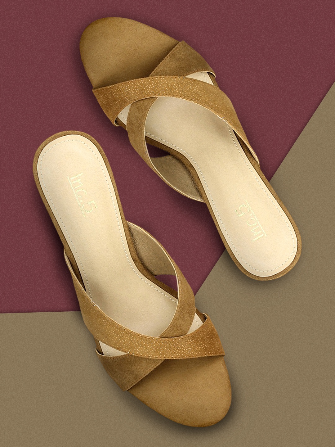 

Inc 5 Tan Brown Block Heels