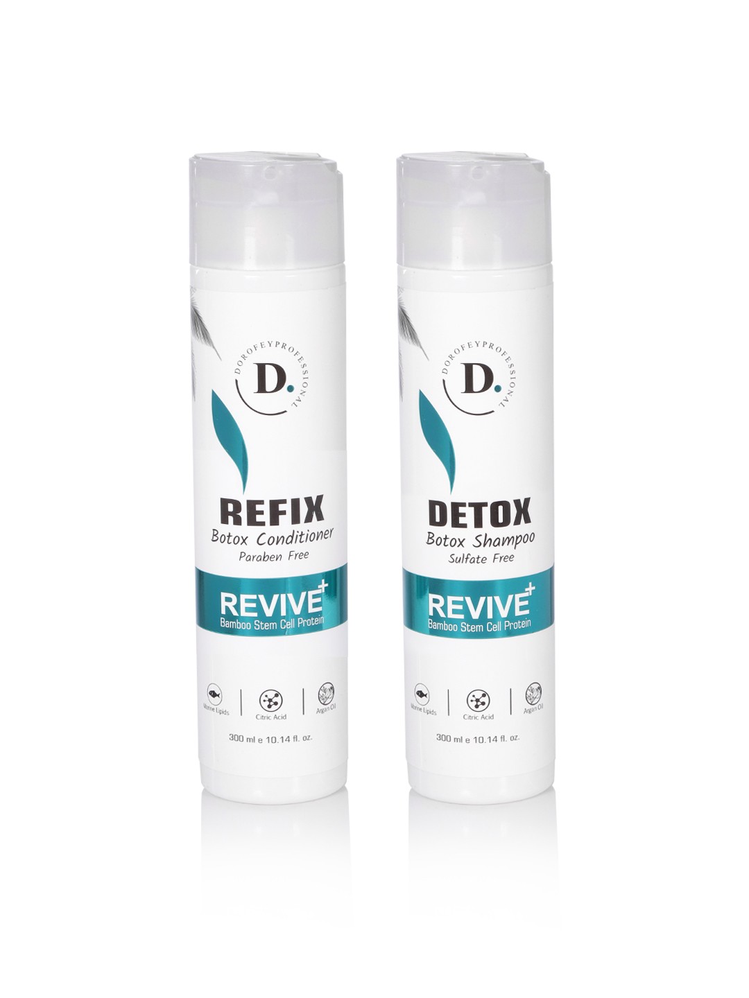 

Dorofey Detox Botox Shampoo & Refix Conditioning cream Combo, White