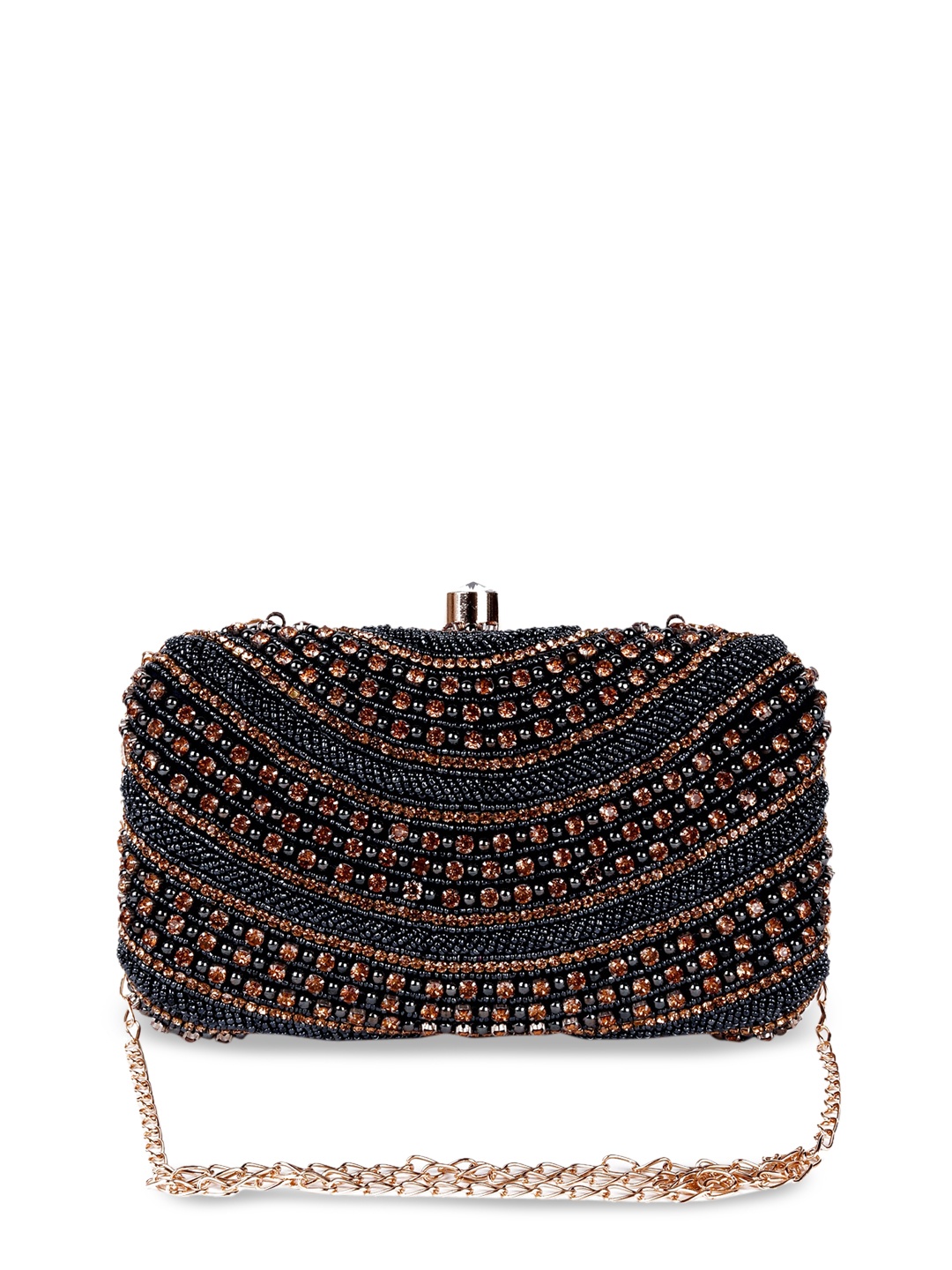 

ODETTE Black Swagger Sling Bag
