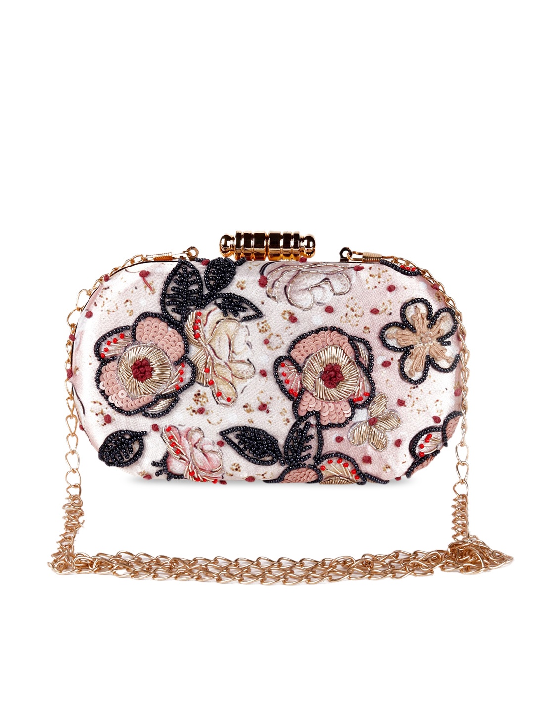 

ODETTE Pink Structured Sling Bag