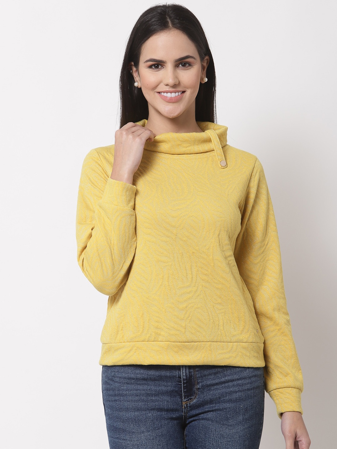 

Juelle Women Yellow Sweatshirt