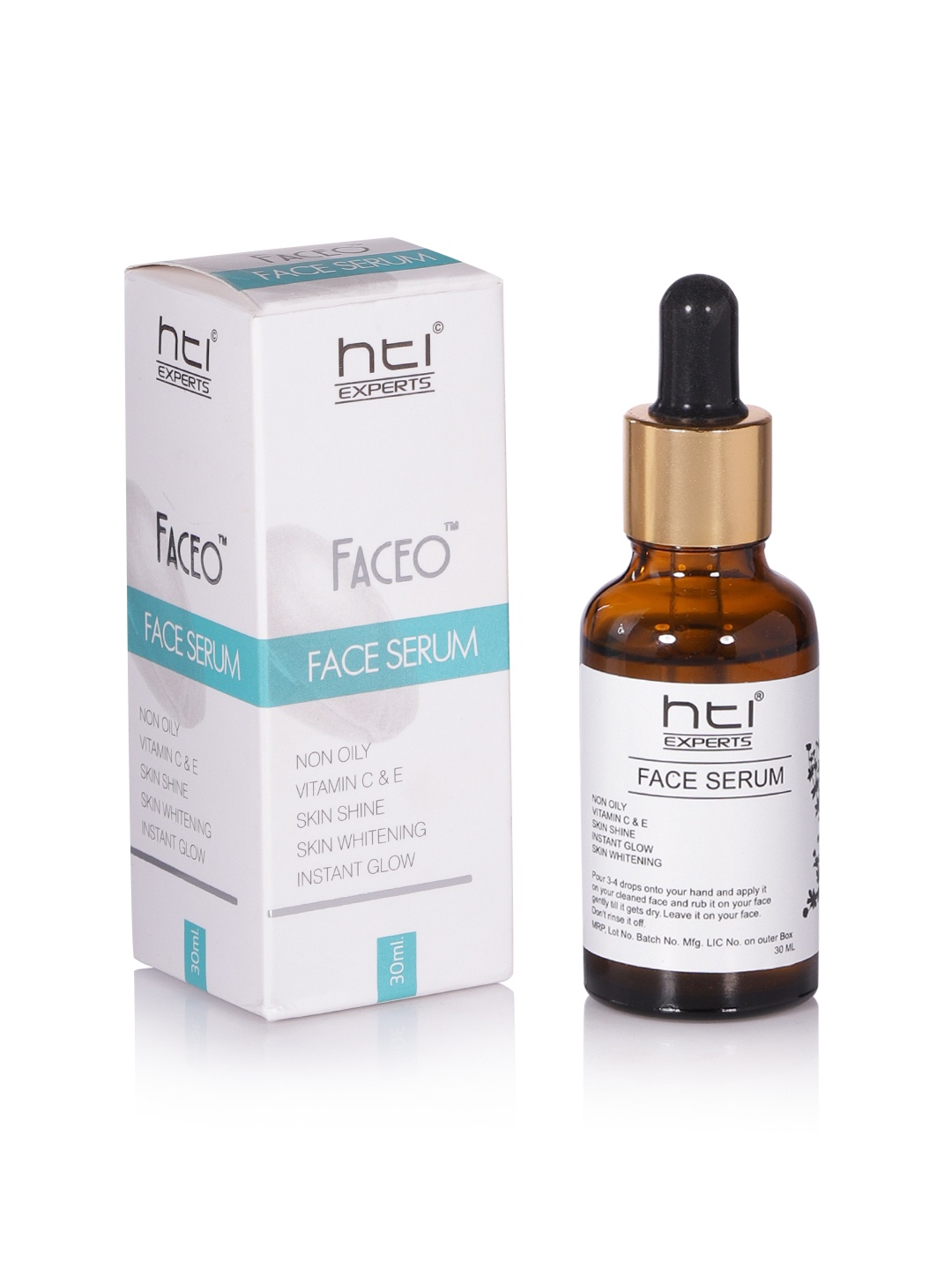 

HTI EXPERTS Non Oily & Vitamin C &E Face Serum, White