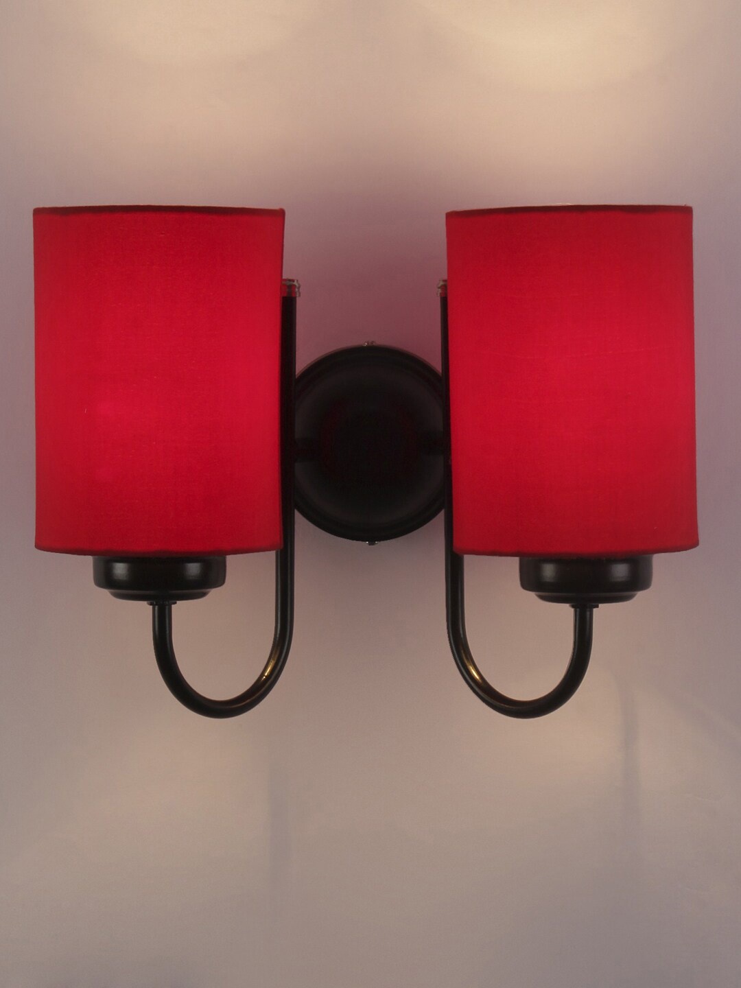 

Devansh Red Fabric Wall Mounted Lamp