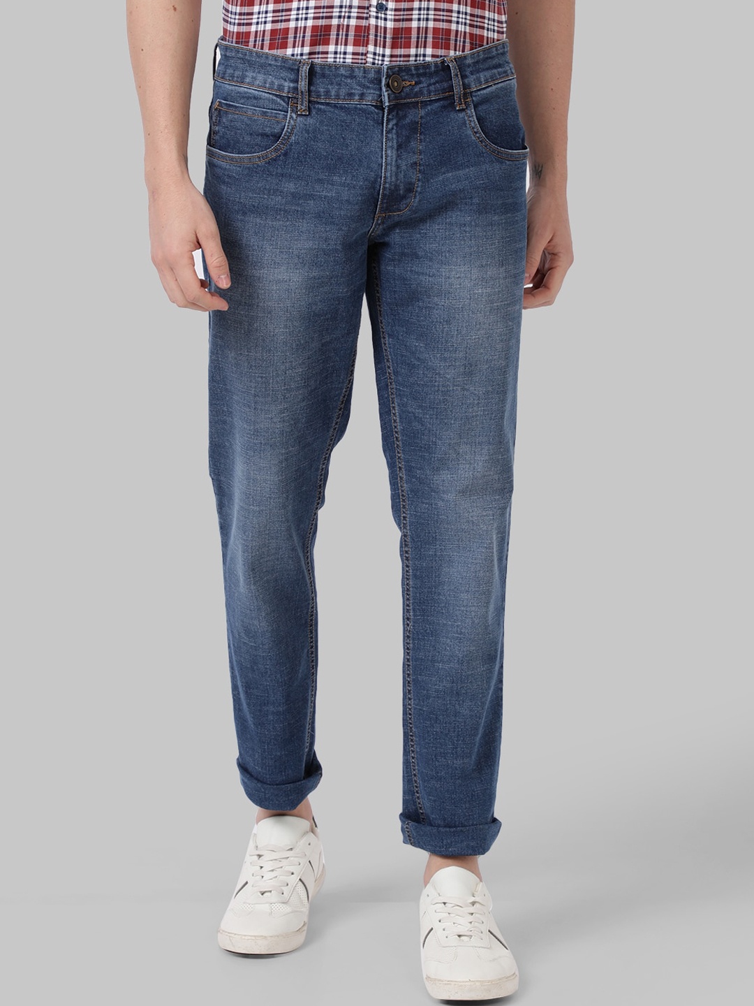 

Park Avenue Men Blue Heavy Fade Jeans