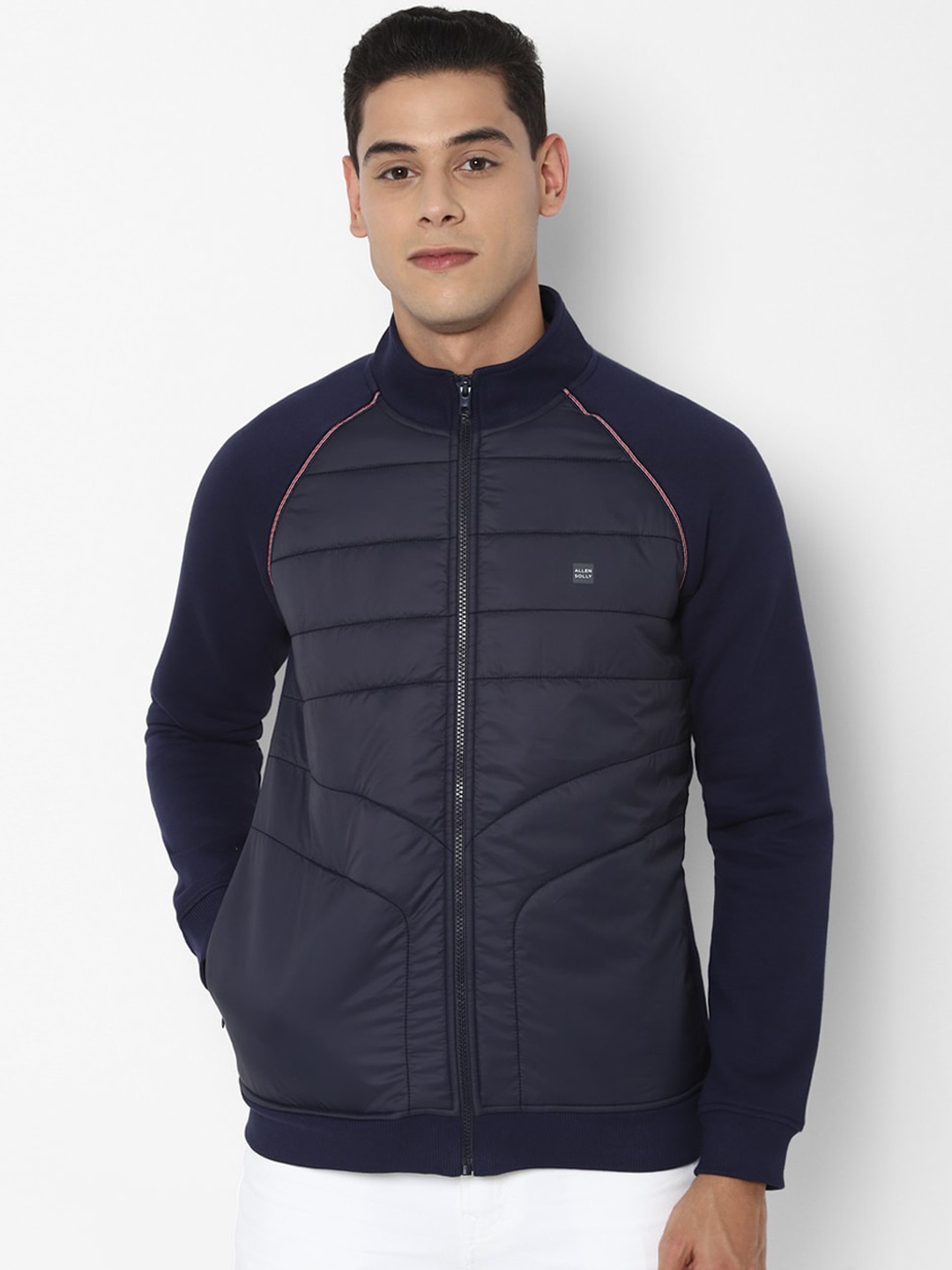 

Allen Solly Men Navy Blue Sporty Jacket