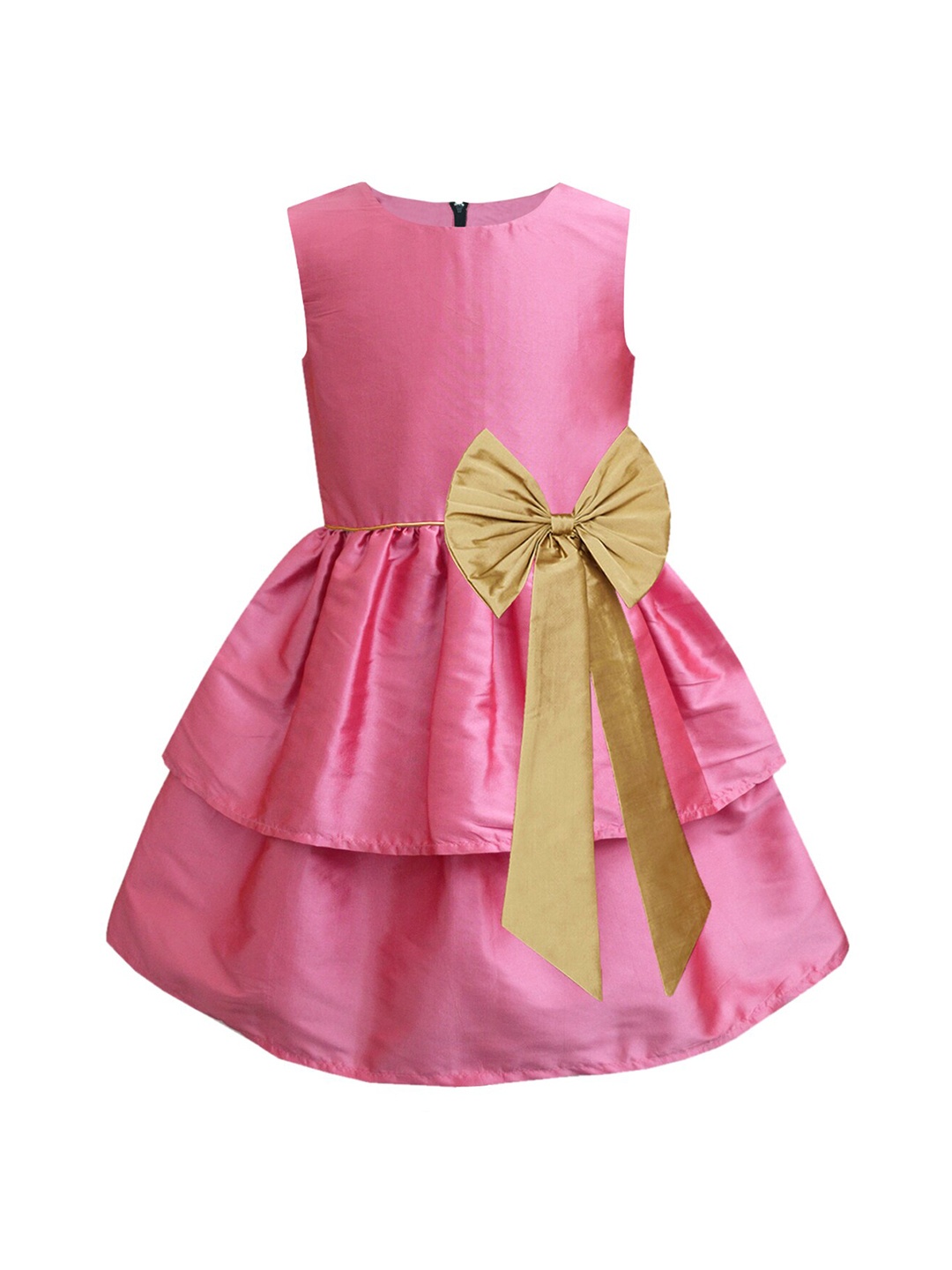 

A.T.U.N. Pink & Gold-Toned Layered Dress