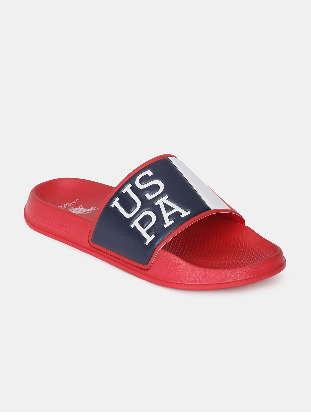 

U.S. Polo Assn. Men Red & Blue Printed LACEY 2.0 Sliders