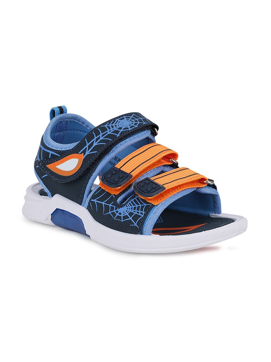 

Campus Kids Navy Blue & Orange Comfort Sandals
