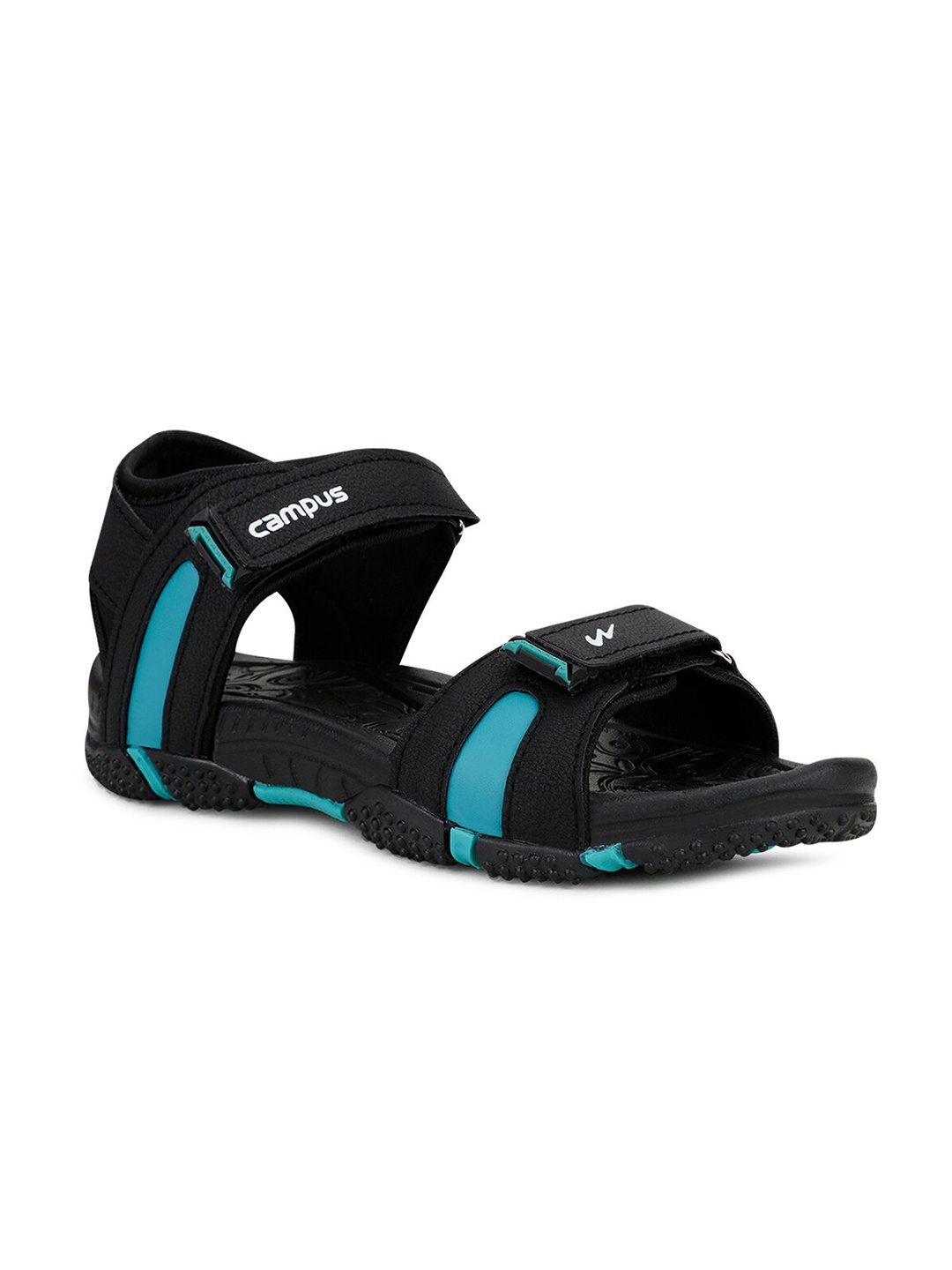 

Campus Kids Black & Teal Comfort Sandals