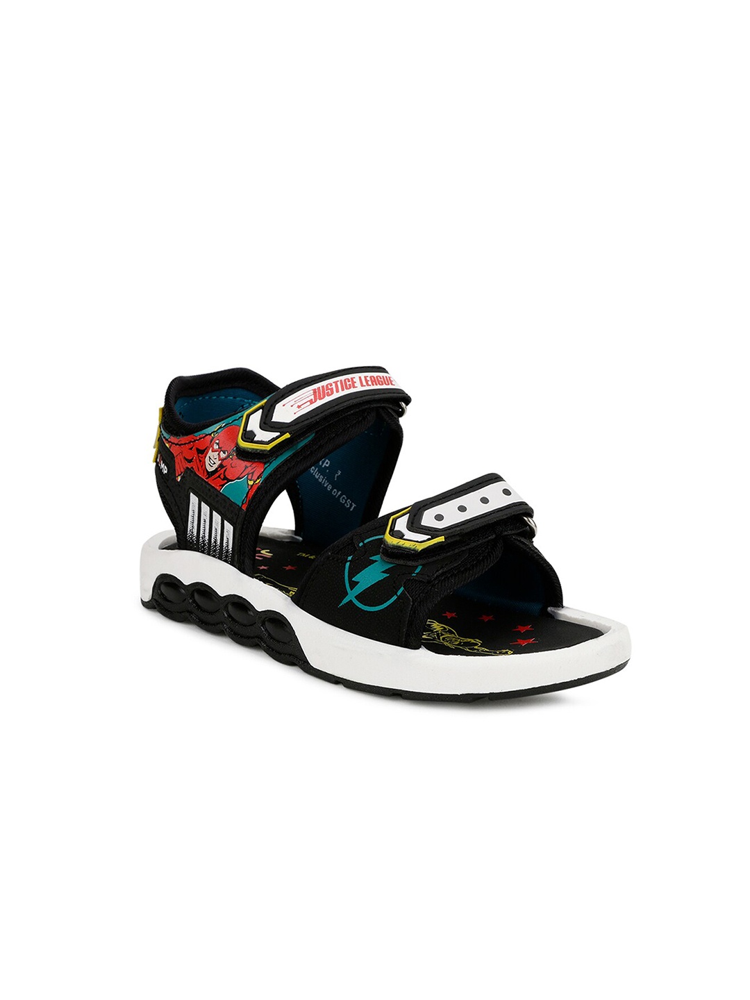 

Campus Kids Black & White Flash Featured Sports Sandals