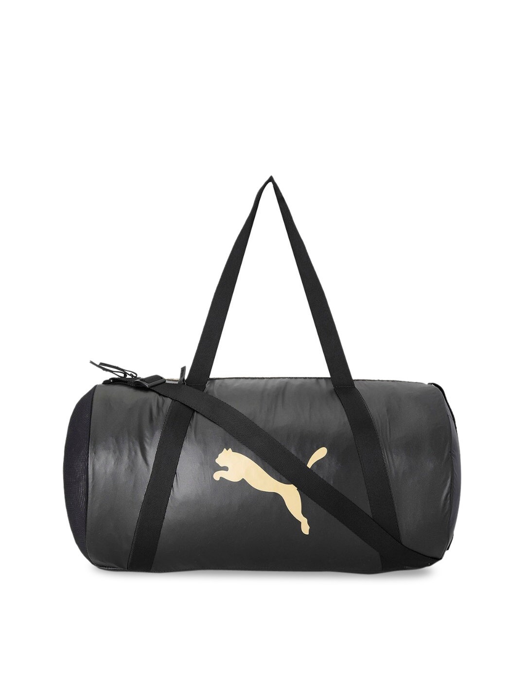 

Puma Black Athletic Essential Printed Sports Duffel Bag