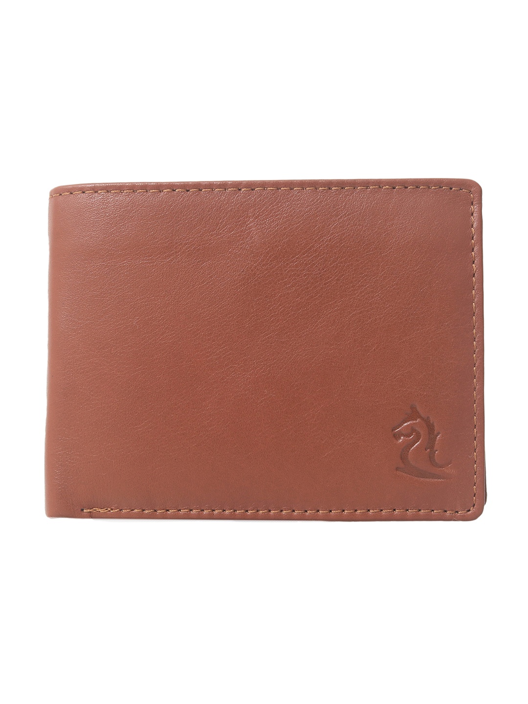 

Kara Men Tan Two Fold Leather Wallet