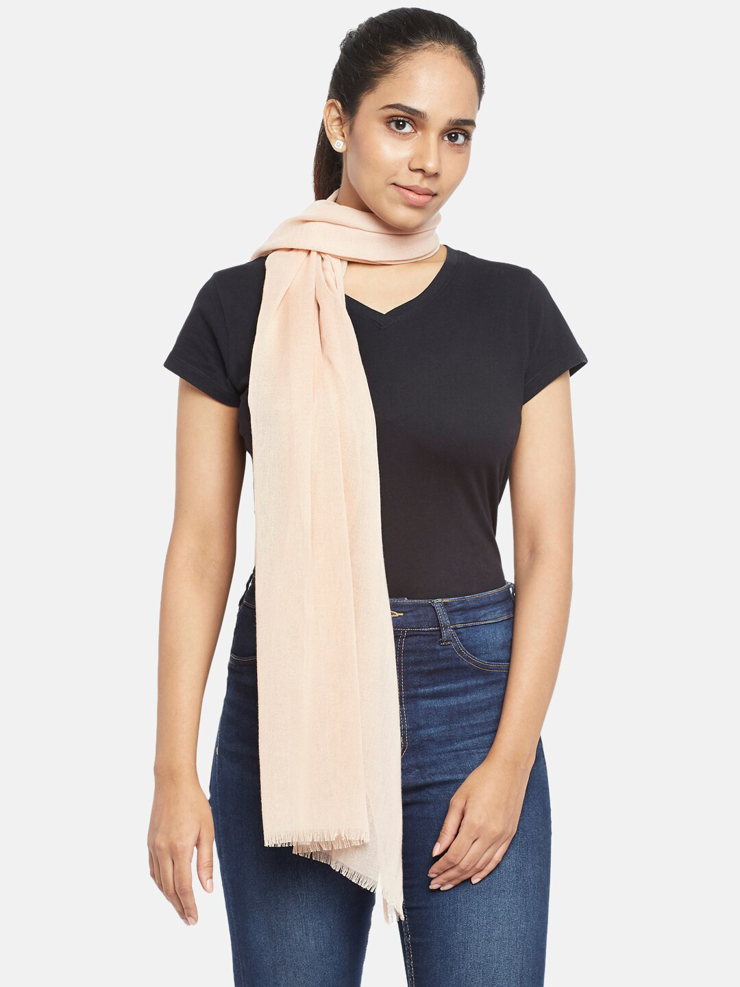 

Honey by Pantaloons Women Beige Scarf