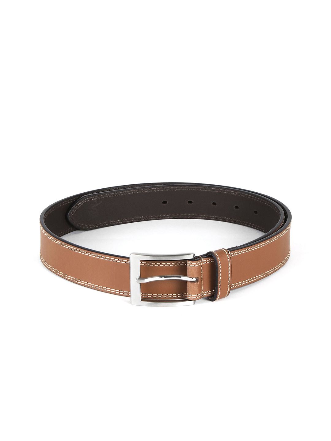 

Arrow Men Brown Solid Leather Belt