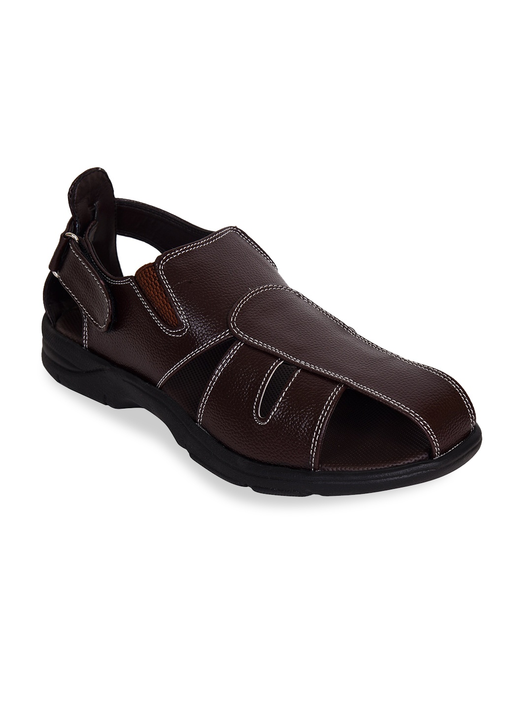 

Ajanta Men Brown Comfort Sandals